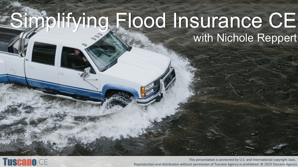 Simplifying Flood Insurance CE